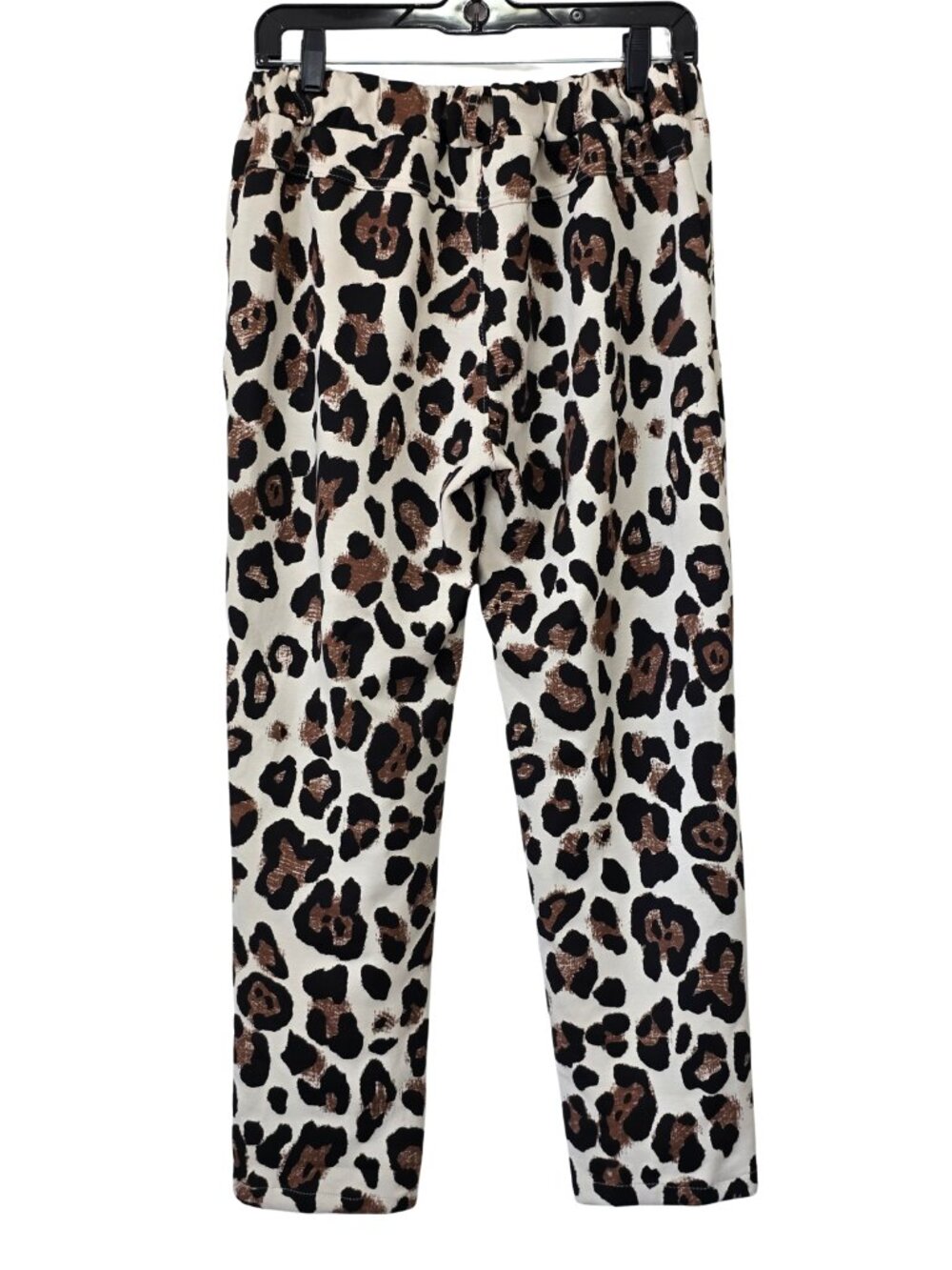 Women's Animal Print Made in Italy Pants Elastic Waist w. Pockets